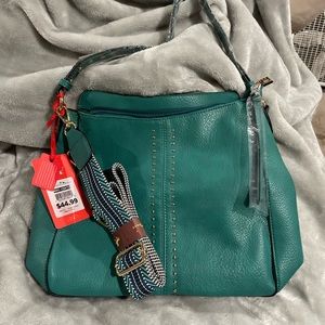 Montana West turquoise, leather purse